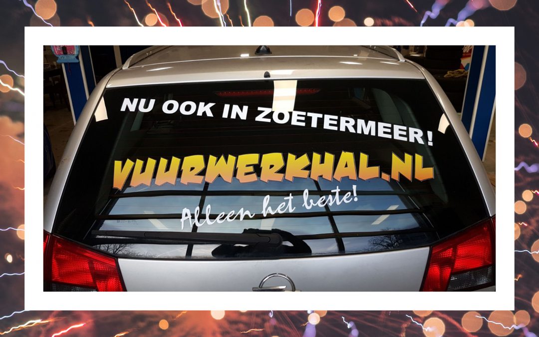 Verdien gratis vuurwerk met jouw auto!