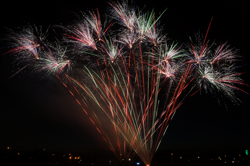 Spectaculaire vuurwerkshow een groot succes!