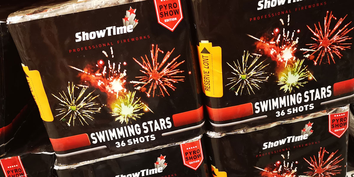 De Showtime collectie van Cafferata Vuurwerk